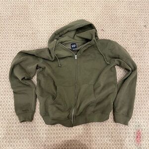 GAP Sage Green Full-Zip Hoodie
